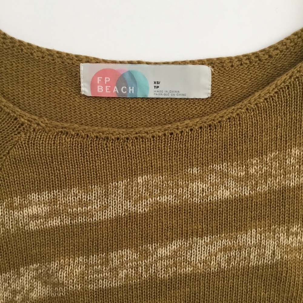 FP Beach Free People “Go West” Lightweight Sweater Size XS - Picture 5 of 8